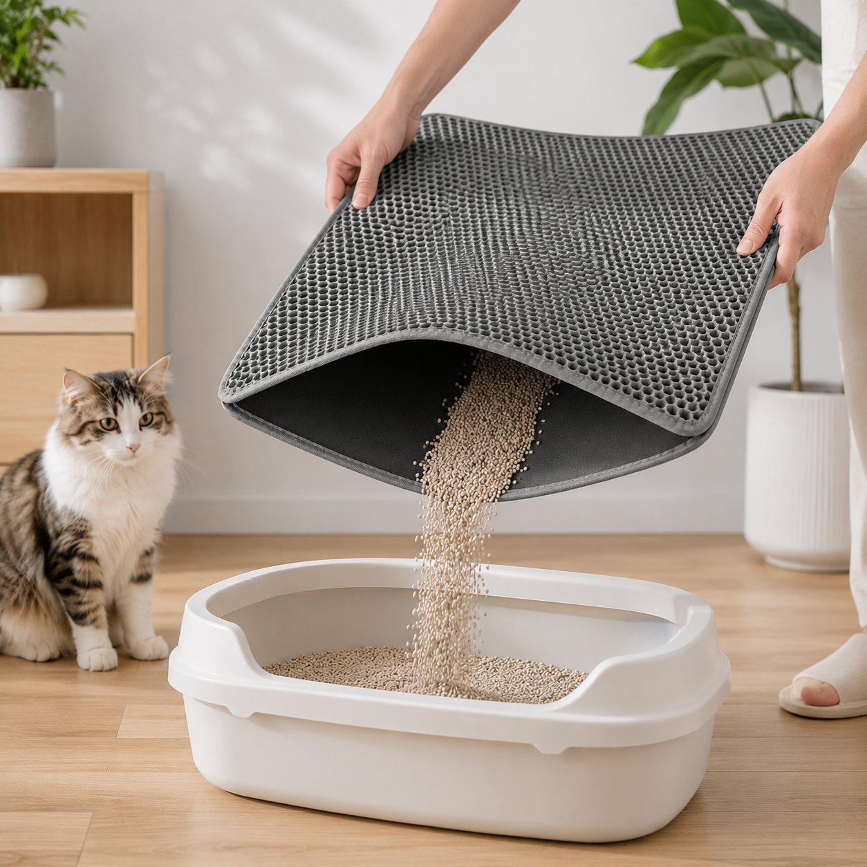 PawPure – Double Layer Cat Litter Mat