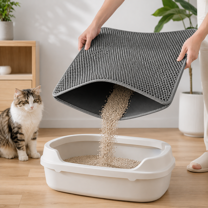 PawPure – Double Layer Cat Litter Mat