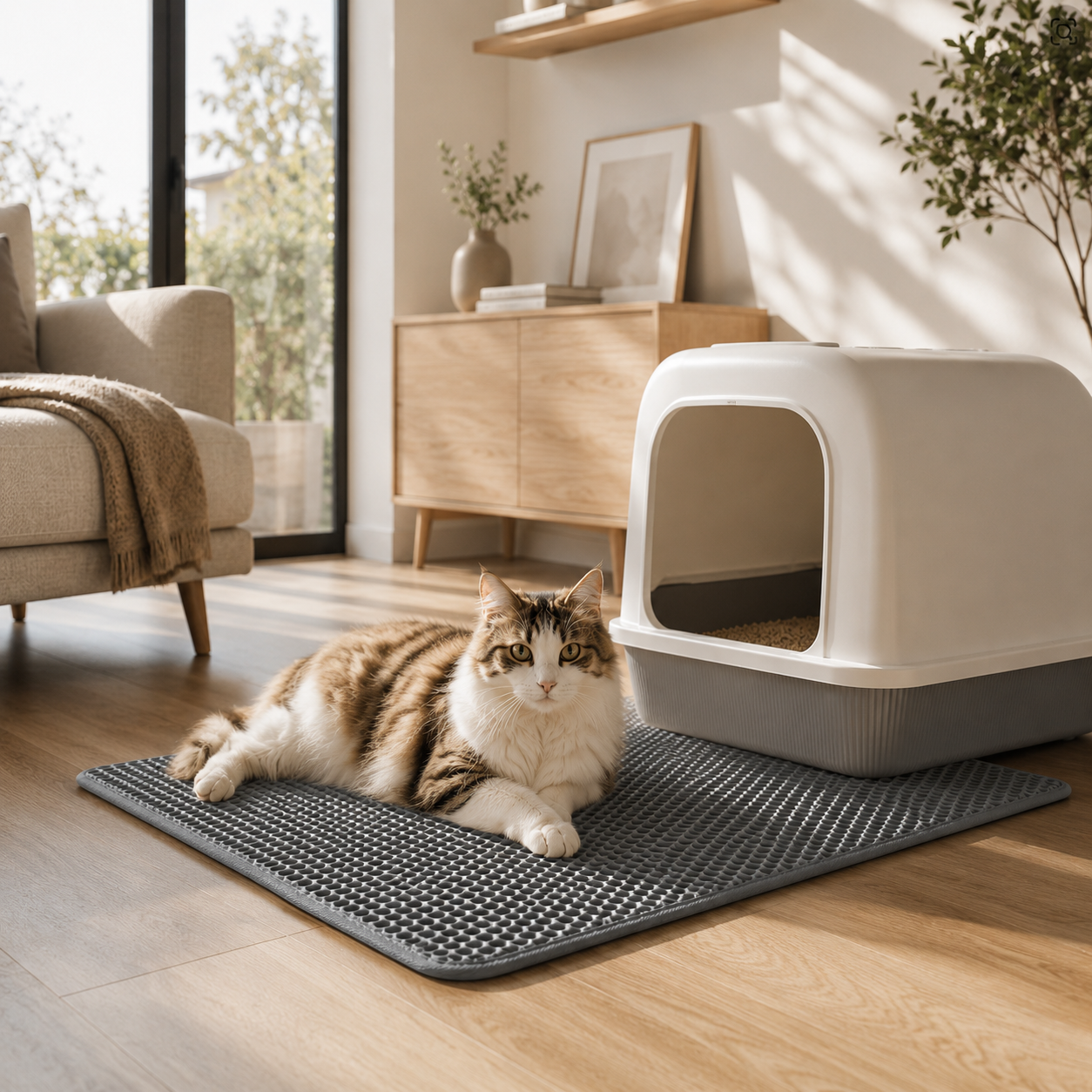 PawPure – Double Layer Cat Litter Mat