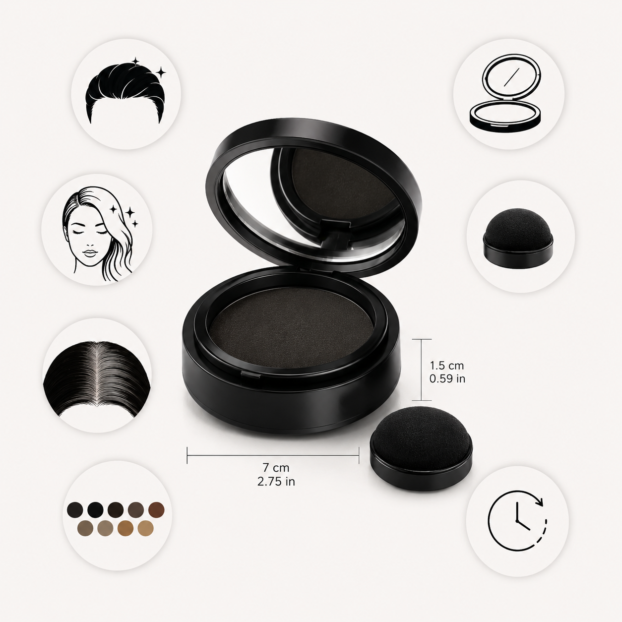 Densora – Instant Hairline Powder