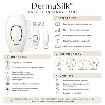 DermaSilk – At-Home IPL Hair Removal Laser