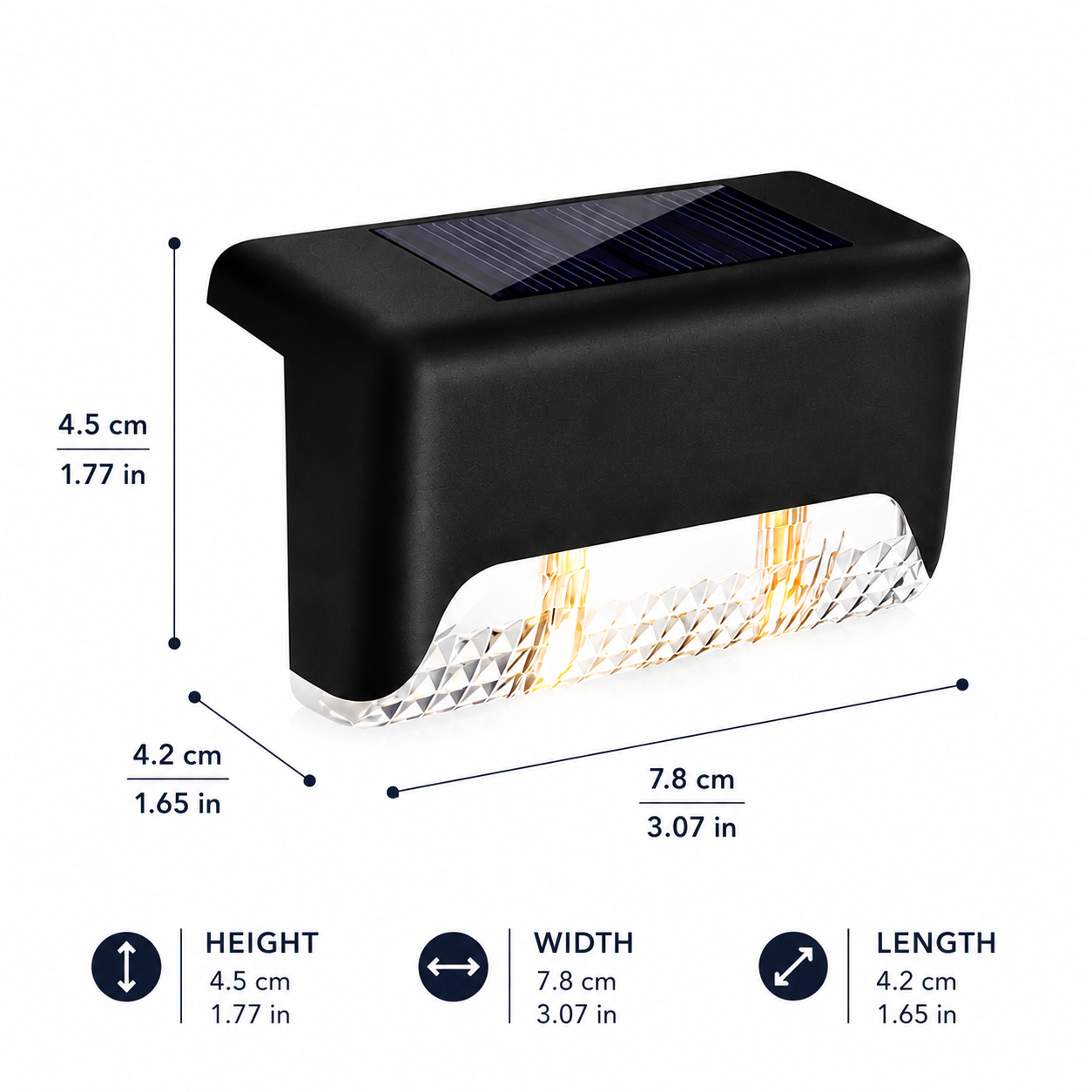 AuroraGlow – IP65 Solar Outdoor Lamp